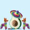 4E's Novelty 6 Pack Mini Pinatas - Mexican Pinata Decor, Donkey Pinata for Fiesta & Parties